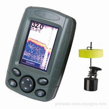 New Portable Colored Fish Finder with 3 to 99ft Depth Alarm